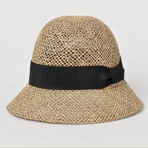 H&M リボン 麦わら帽子 ハット