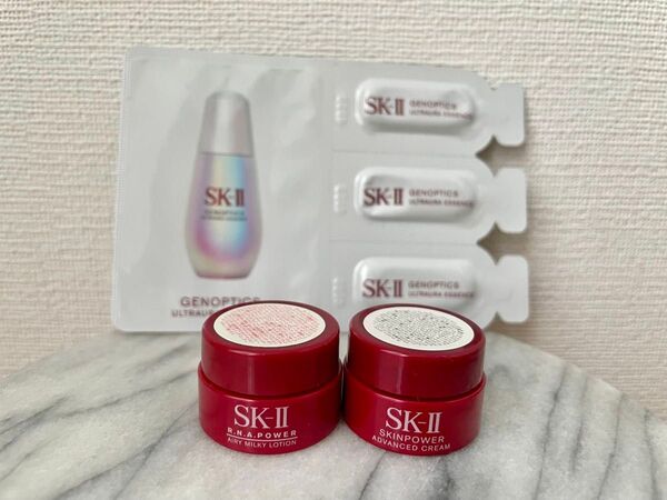 【5点】SK-II ジェノプティクスウルトオーラエッセンス 美白美容液/パワーラディカルニューエイジエアリーミルキーローション