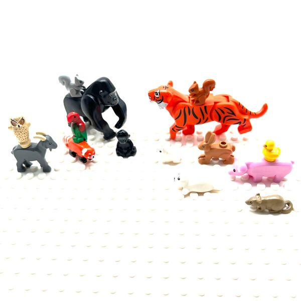 w16レゴミニフィグ 動物コレクション 15体セット新品未使用 LEGO社正規品