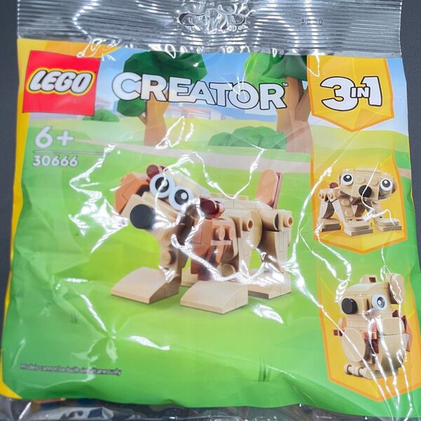 廃盤 LEGO クリエイター 30666 ギフト 動物 犬 クマ リス 3イン1 75ピースセット