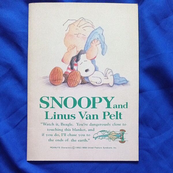 レトロ 当時物 スヌーピーノート サンリオ ホールマーク 1958 SNOOPY and Linus Van Pelt