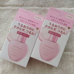 資生堂 インテグレート すっぴんメイカー トーンアップUV ピュアカラー 25ml 2個