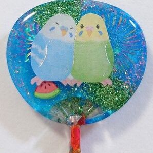 インコちゃんかわいいレジンネックレス★ インコヘアゴム インコブローチ インコネックレス レジンインコ インコアクセサリー