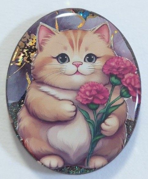 ねこちゃんぽっちゃりかわいい♪レジンねこアクセサリー ネックレスねこ ヘアゴムねこ ペンダントねこ レジンねこ