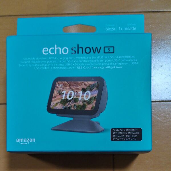 Echo Show 5 角度調節スタンド USB-C充電ポート付き