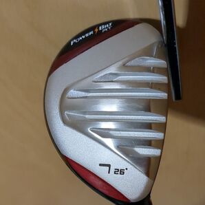 パワービルト ゴルフ DH-U RT ワンフレックス ツーレングス ユーティリティー カーボンシャフト POWERBILT26度