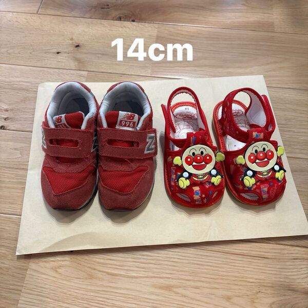14cm ニューバランス996 アンパンマンのサンダル