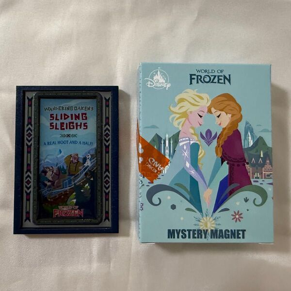 【香港ディズニーランド限定】アナと雪の女王 ワールドオブフローズン マグネット(オーケン)