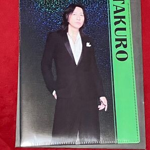 クリアファイル ギター TAKURO GLAY エンタメくじ 第一弾