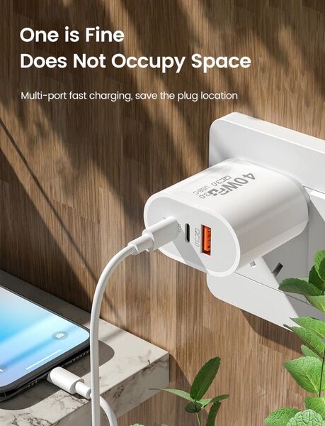 40W 急速充電器★PD充電器★PD20w★iPhone★Android★クーポン消化