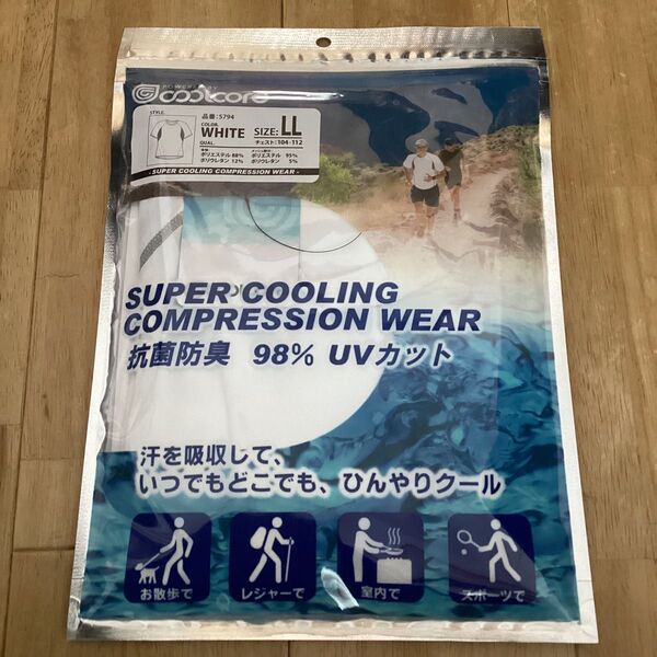 はぴねすくらぶ クールコア Tシャツ LLサイズ ホワイト 未使用