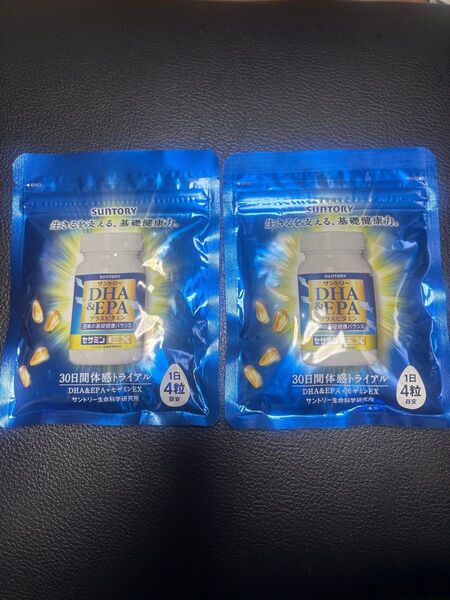 サントリー DHA&EPA+セサミンEX 30日分×2袋セット