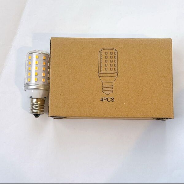 LED電球 E17 広配光 60W形相当500LM 電球色 4個入