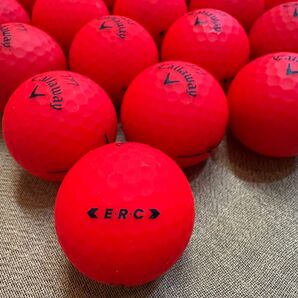 ロストボール キャロウェイ ERC ボールド レッド 28個 艶消し