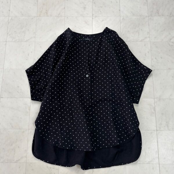 JOURNAL STANDARD ★美品★レーヨン麻ノーカラースキッパーブラウス