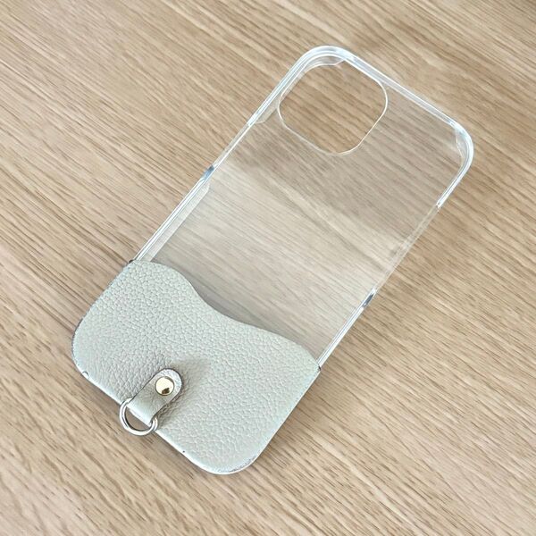 minne iPhoneケース ちょいまる シュリンクレザー