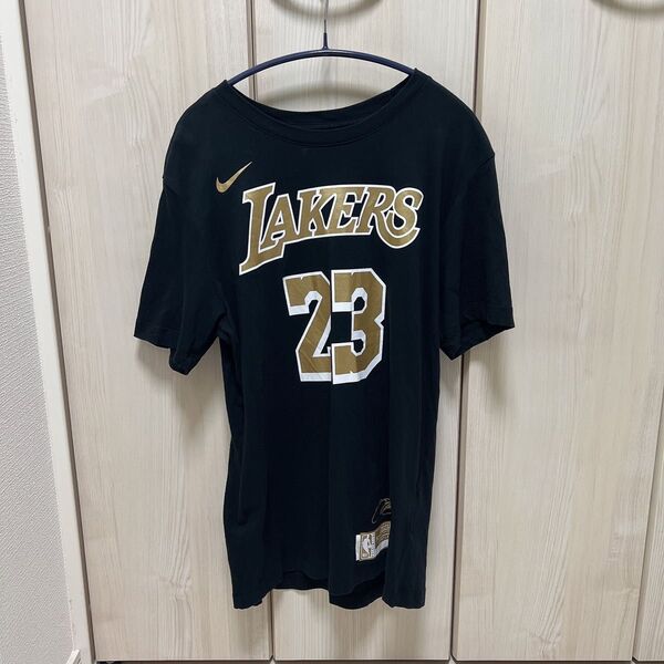 ロサンゼルスレイカーズ レブロンジェームズ 23 Tシャツ ブラック M