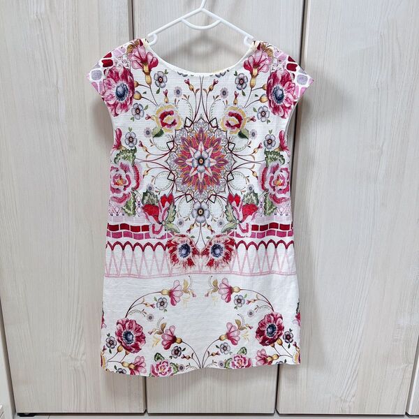 Zara girls 122cm ノースリーブワンピース 花柄