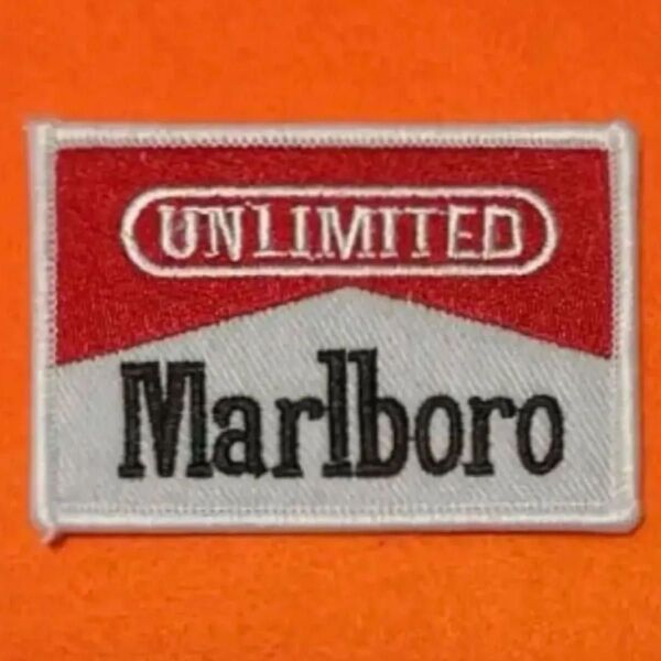 Marlboro Unlimited 刺繍パッチ アイロンワッペン レトロデザイン