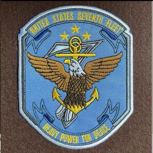 米国 海軍第7艦隊 Seventh Freet 刺繍ワッペン パッチ ミリタリーワッペン NAVY US