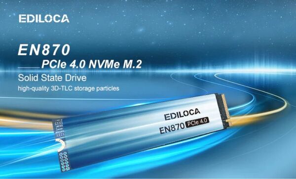 Ediloca EN870 1TB M.2 SSD PCle 4.0x4 7450MB/s 6600/MBs 5年保証