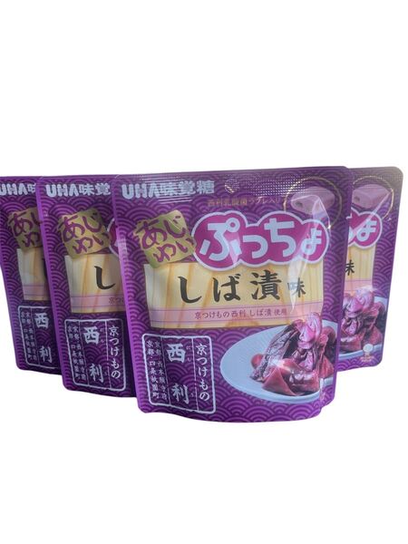 UHA味覚糖 あじわいぷっちょ しば漬味 52g×4袋