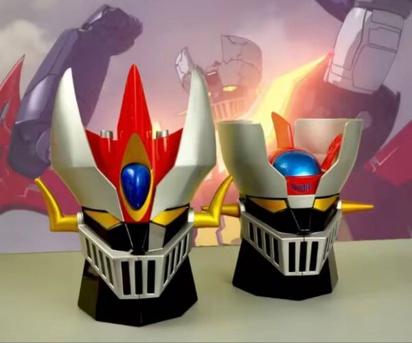 マジンガーz&グレートマジンガー 2体 マグカップor灰皿 新品未使用品。