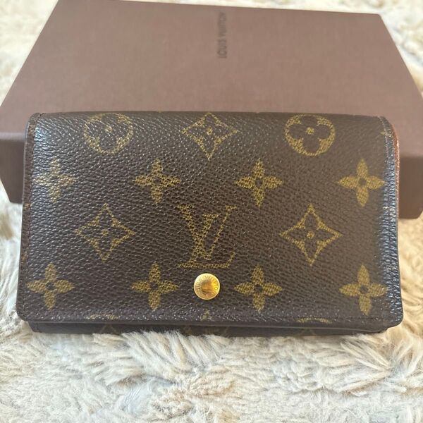 LOUIS VUITTON ルイヴィトン モノグラム ポルトモネビエトレゾール トレゾール 財布 二つ折り財布