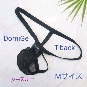 u-149 DomiGe T-back bikini pants Sexy thong シースルー Tバック