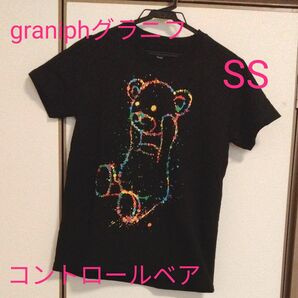 graniphグラニフ/コントロールベアTシャツ黒SS