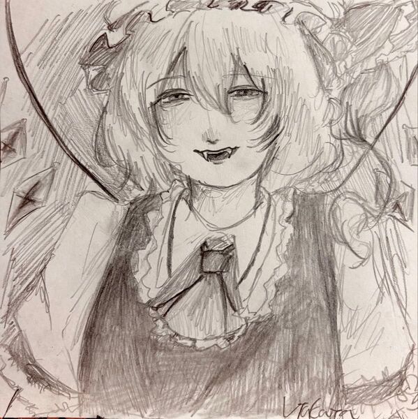 フランドール・スカーレット 手描きイラスト