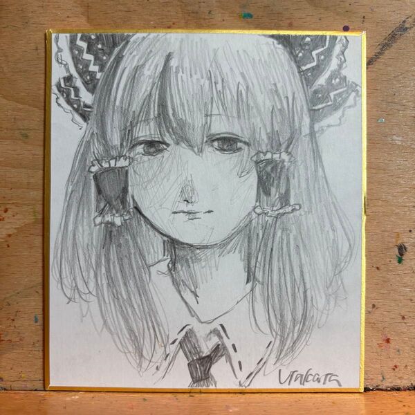 博麗霊夢 手描きイラスト