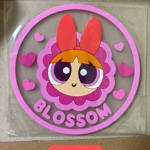 パワーパフガールズ クリアラバーコースター ブロッサム ガシャポン ガチャ ガチャガチャ ランダム コースター トレーディング