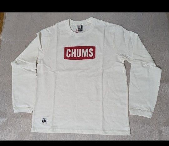 新品 未使用 CHUMS フリークスストア別注 チャムス ロゴ ロングスリーブ 長袖 Tシャツ L ロンT
