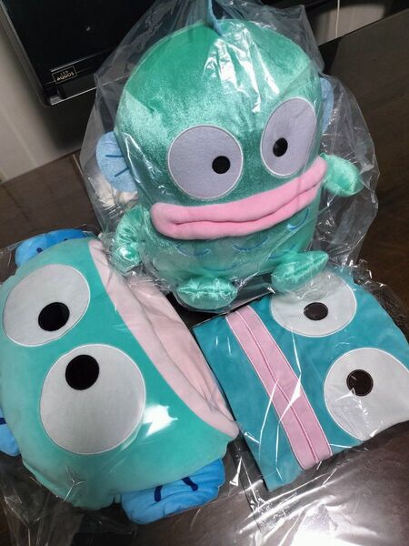 ハンギョドン 超BIG ぬいぐるみ 足入れクッション 枕カバー ピローケース