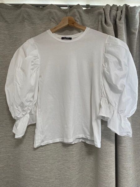 Tシャツ ホワイト 半袖 カットソー トップス 白