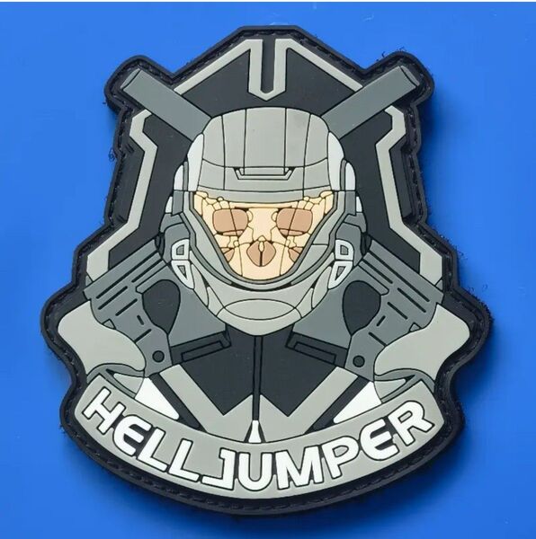 ヘルジャンパー パッチ タクティカル ミリタリー ワッペン ベスト アウトドア バックパック エンブレム リュック シンボル