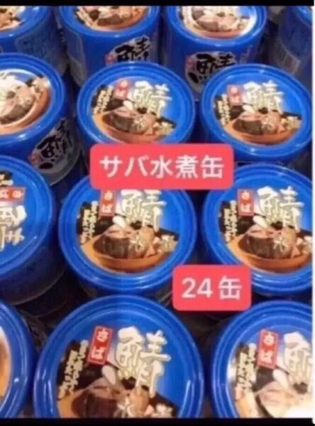 缶詰 鯖缶 サバ缶 サバ水煮缶 24缶 【賞味期限、2027.9. 3027.10. 2027.11】