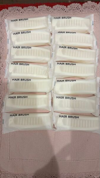アメニティ 折りたたみ ヘアブラシ 14個セット 新品未使用