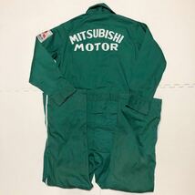 三菱自動車 ミツビシ MITSUBISHI つなぎ 作業服 オールインワン M_画像2