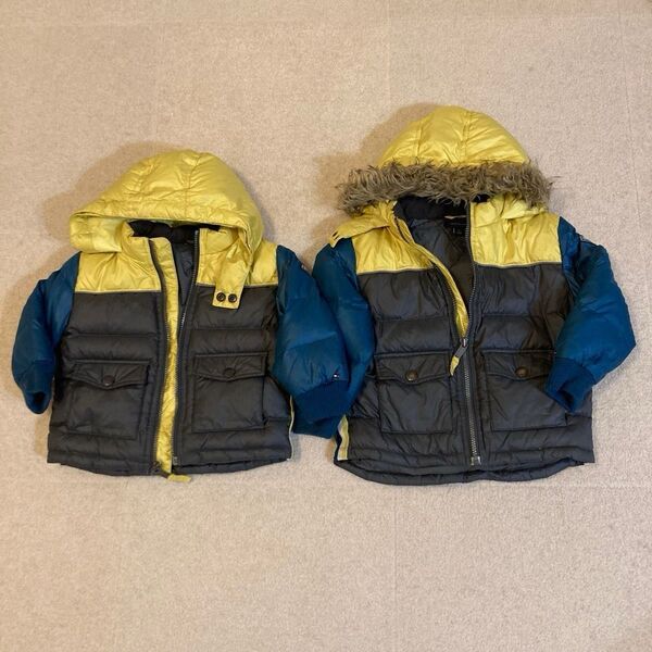 兄弟で!トミーヒルフィガー ダウンジャケット 2T ・4T