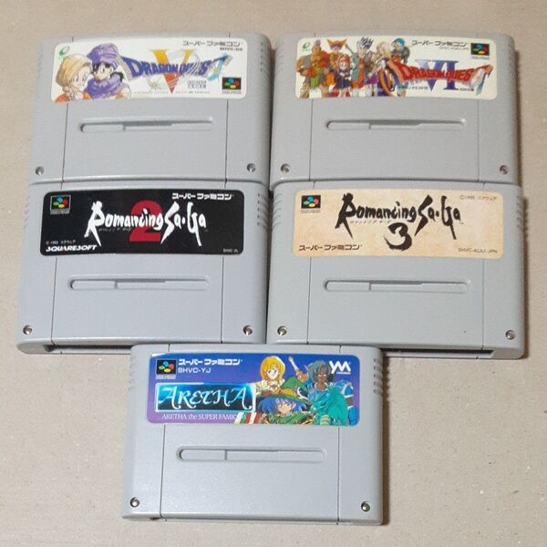 SFC スーパーファミコン ソフト 5本セット