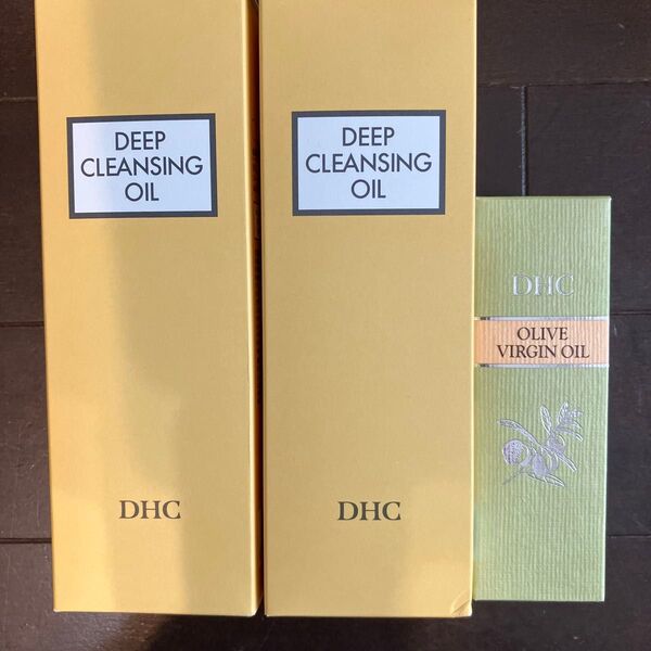 DHC 薬用ディープクレンジングオイル2本 オリーブバージンオイル1本 3点セット 未使用品 コスメ