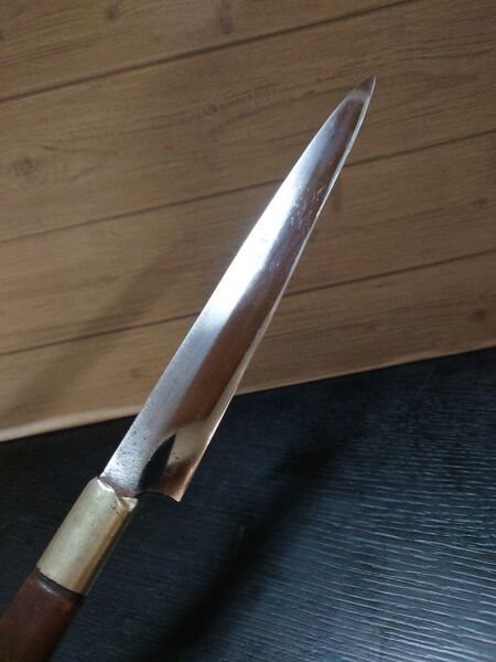 堺 柳刃包丁 23cm 再生品 炭素鋼系 刺身包丁 柳刃包丁