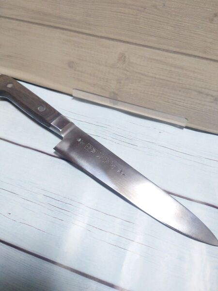 関孫六 銀牛上作 牛刀 18cm 研ぎ直し済み 炭素鋼 ハガネ 洋包丁 包丁