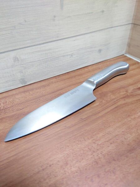 貝印 関孫六 オールステンレス 三徳包丁 15cm 研ぎ済み 一体型 両刃 万能包丁