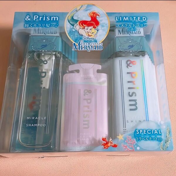 アリエル 限定デザイン&Prism アンドプリズム ミラクル シャイン シャンプー &ヘアトリートメント 限定ペアセット