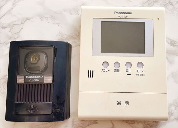 Panasonic パナソニック テレビドアホン ドアホン インターホン VL-MV30 録画 セット VL-SV31KL説明書