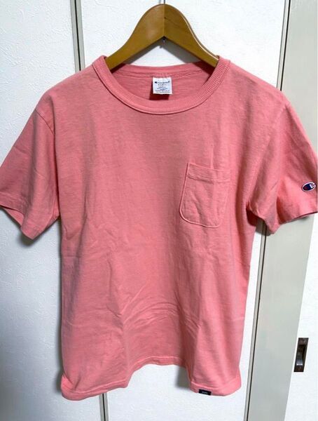 champion T1011 ships ピンク Sサイズ チャンピオン Tシャツ