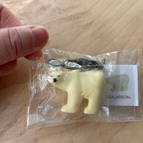新品 lisa larson リサラーソン 白くま ポーラーベア キーホルダー シロクマ ミニアニマルシリーズ トンカチ 北欧